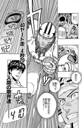 アイシールド21 パンサー最速4.1秒