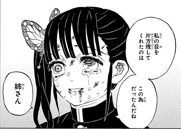 鬼滅の刃 片方の視力が残された意味。炭治郎を救ったカナヲ